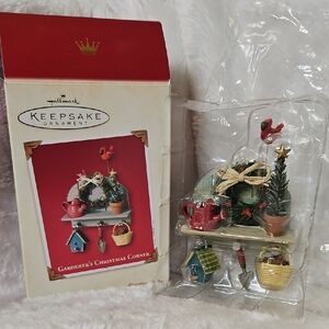 Hallmark Keepsake Ornament 2002 Gardener's Christmas Corner Vintage NIB